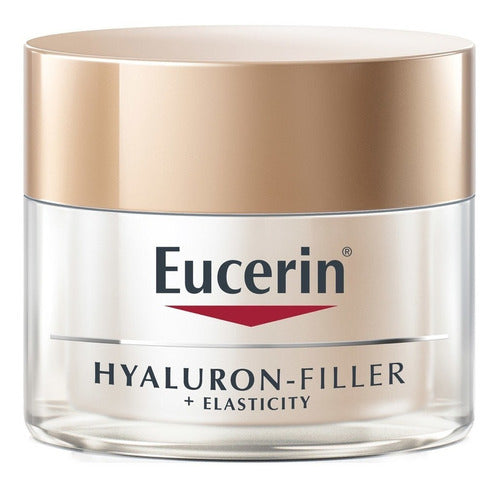 Crema Eucerin Hyaluron Filler+elasticity Crema De Día Para Todo Tipo De Piel De 50ml 50+ Años