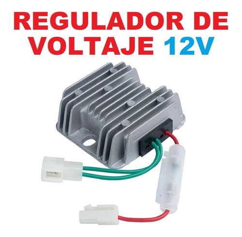 Regulador  Voltaje 12v Para Generador Motor Diésel 3 Cables