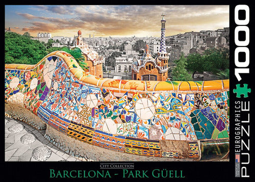 Parc Guell Barcelona Gaudi Rompecabezas 1000 Pz Eurographics