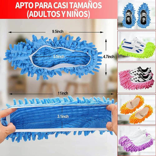 (5 Pares) Mopa Antipolvo Lavable Zapatillas Cubiertas