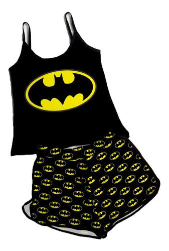 Pijama Short Para Dama De Batman / Batgirl