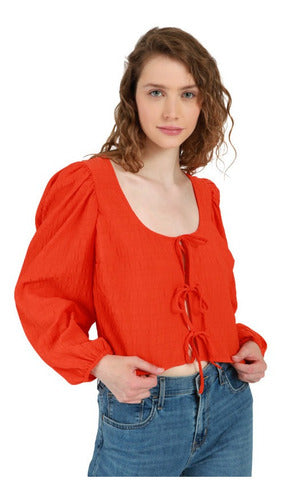 Blusa Levi's® Embry Tie Blouse A1903-0003 Mujer