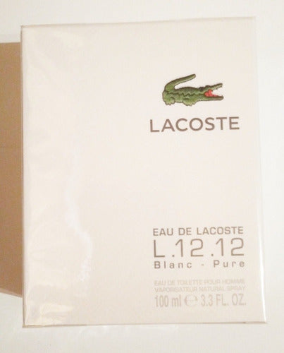 Locion Lacoste Blanc-pure Eau De Toilette 100 Ml.