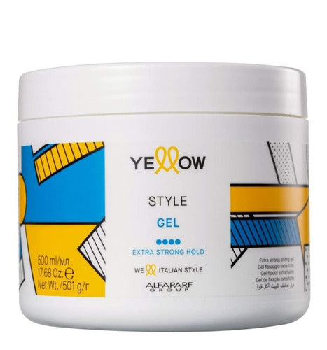 Gel Fijación Extra Fuerte Style Yellow 500ml Peinado