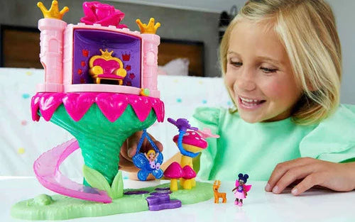 Polly Pocket Rainbow Funland Viaja En Un Vuelo Mágico Mattel
