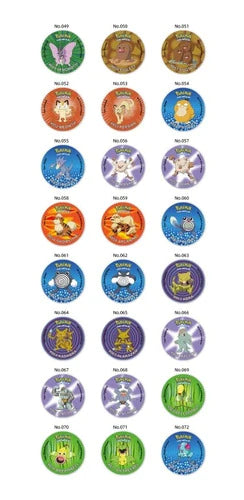 Coleccion Tazos Pokemon Primera Generacion Completa 160 Pzas