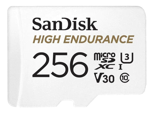 Sandisk Memoria Micro Sd High Endurance 256 Gb Clase 10 4k