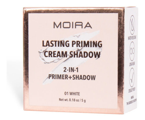 Sombra + Primer Moira Cosmetics En Crema 2 En 1