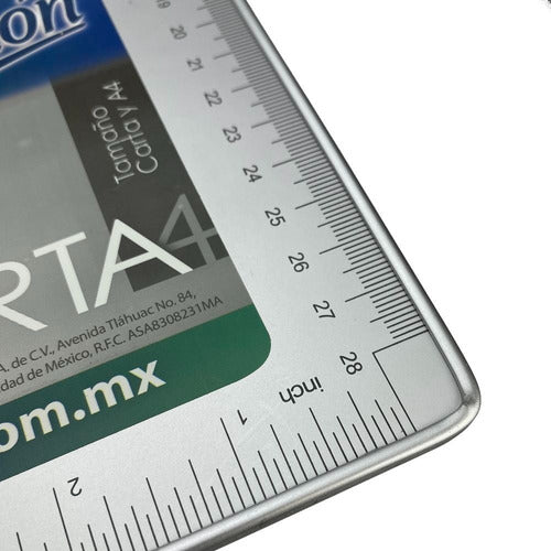 2 Pack Tabla De Apoyo Aluminio Tamaño Carta Con Broche Metal