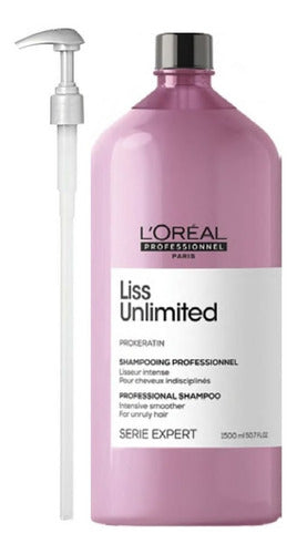 Shampoo Liss Unlimited Loreal Professionnel 1500ml Nuevo