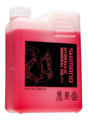 Shimano Aceite Hidraulico Mineral Frenos Disco De Bici 1lt
