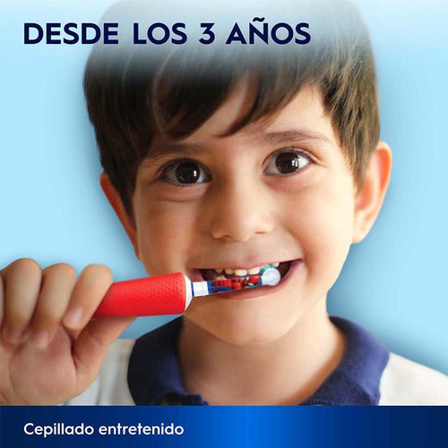 Cepillo Dental Eléctrico Niños Oral-b Spider-man Giratorio