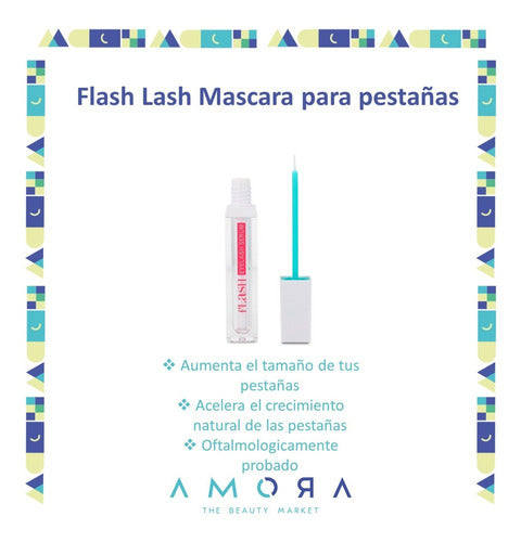 Flash Lash Mascara/suero Para Pestañas Largas