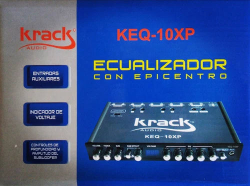 Ecualizador Con Epicentro Krack Audio Keq 10xp 5 Bandas