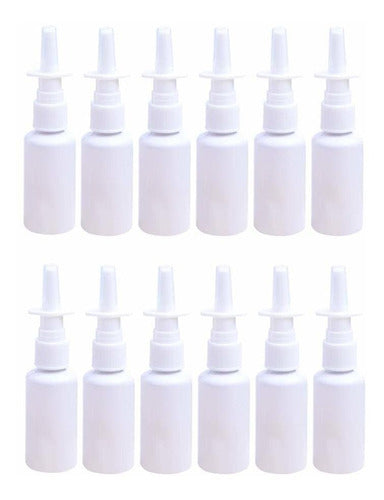 Botellas Rociadoras Nasales Vacías De 30ml, 12 Piezas