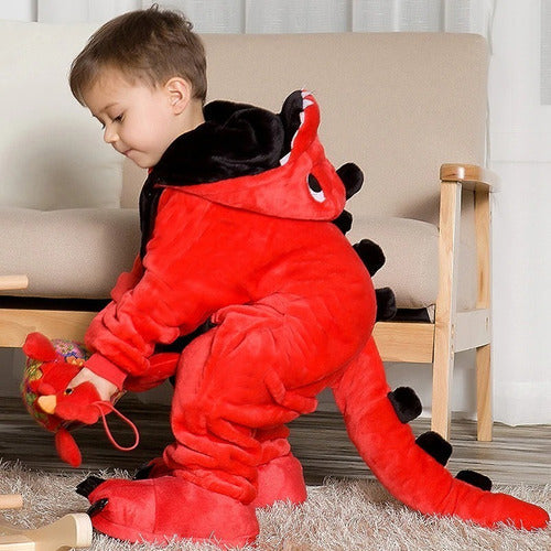  Mameluco de dinosaurio para bebés y niños, ropa con capucha y  cremallera roja para niñas (azul, 3M) : Ropa, Zapatos y Joyería
