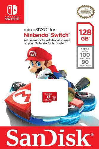 Micro Sd Sandisk 128gb Para Nintendo Switch
