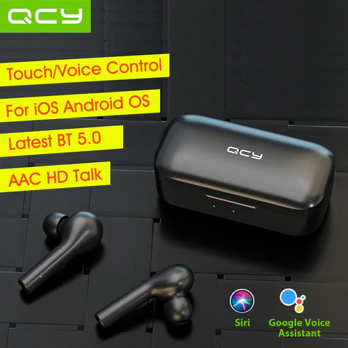 Qcy T5 Tws Auriculares Inalámbricos Aac Con Micrófono Dual B