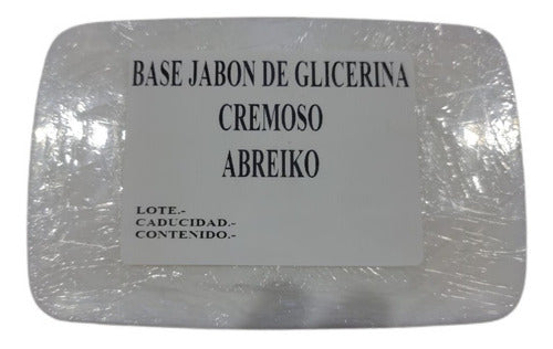 Base Jabon De Glicerina Cremoso 1 Kilo