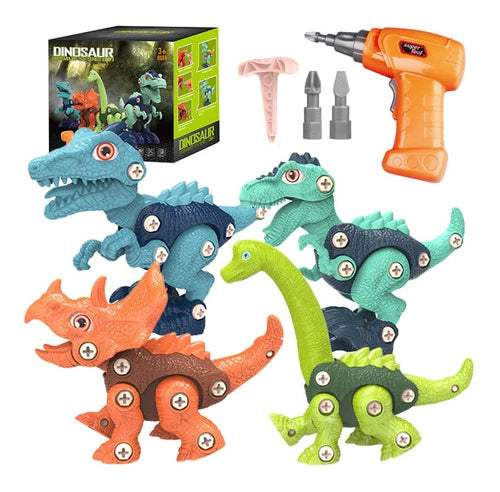 Montaje Y Combinación De Juguetes Modelo De Dinosaurio