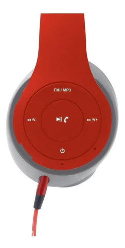 Audífonos Inalámbricos Select Sound Bth024 Rojo