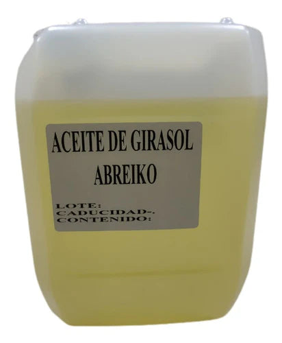Aceite De Girasol Puro Grado Alimenticio Y Cosmetico 5 Litro