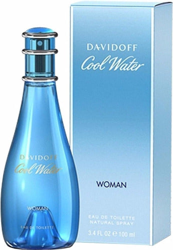 Perfume Cool Water Davidoff Dama 100ml Original