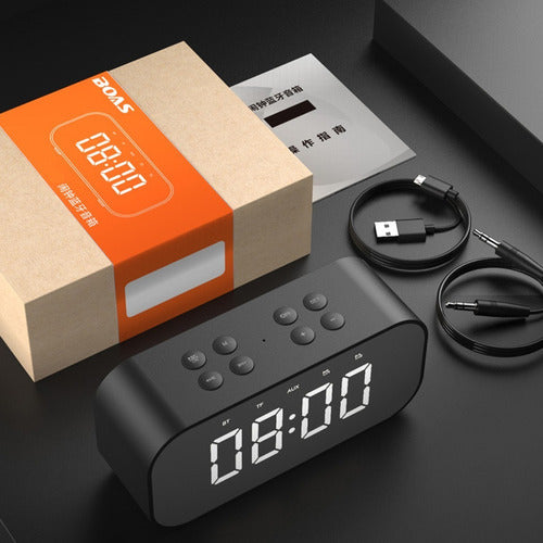 Reloj Despertador Digital-bocina Bluetooth