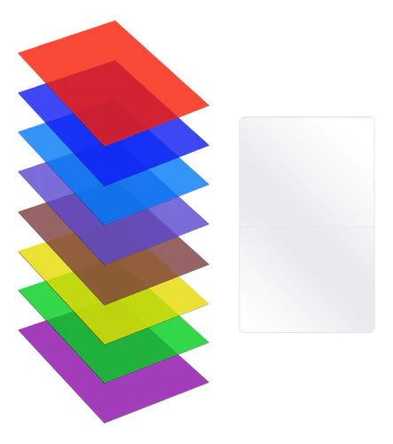 Filtro De Corrección De Color Neewer 16.7x21.7cm 8 Colores.