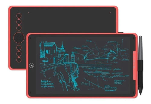 Tableta Digitalizadora Huion Inspiroy H320m  Coral Red