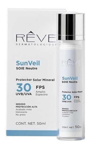 Reve Protector Solar Mineral Soie Neutre 30fps 50ml Uvb/uva