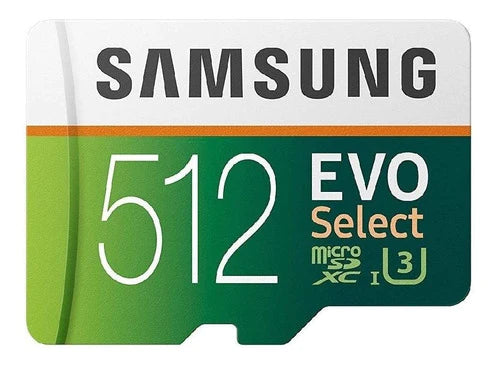 Tarjeta Microsd Samsung Evo Select 512gb Clase 10 100m/s U3