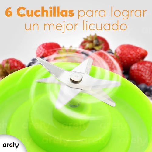 Archy Mini Licuadora Portatil Frutas Jugos Recargable Usb
