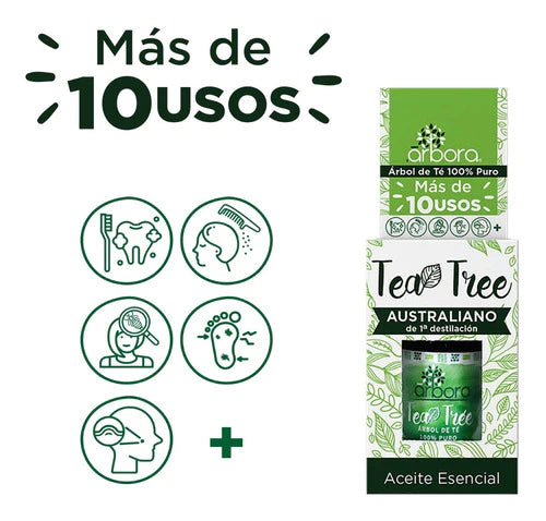 2pack Tea Tree Australiano 100%puro Árbol De Té Certificado