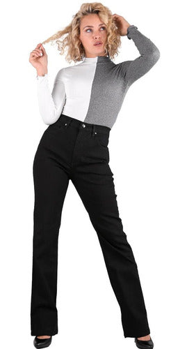 Jeans Básico Mujer Furor Negro 62104176 Sweet Stretch