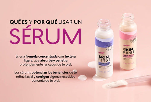 Pack Serum Hidratante Y Serum Corrector Skin First  - Cyzone
