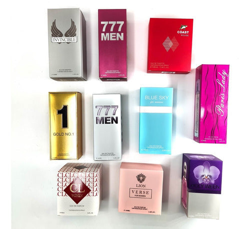 Perfume  Ebc Pack 5 Hombre Y 5 Mujer Surtidos 100ml