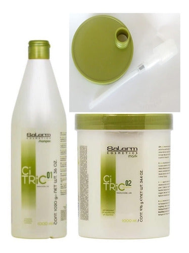 Salerm ® Citric Balance Mascarilla 1000ml + Shampoo 1000ml
