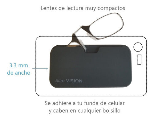 Anteojos De Lectura Slim Vision Para Celular Portables