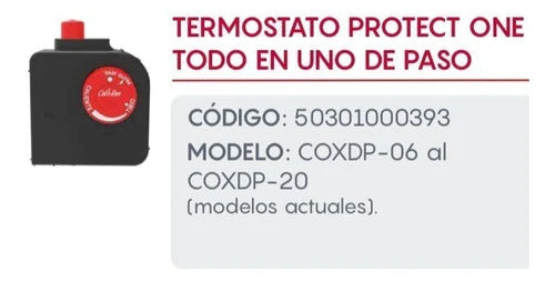 Termostato Calorex Protect One Todo En Uno Paso 50301000393