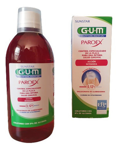 Paroex Colutorio Gum Accion Intensiva 500ml Placa Y Cirugía