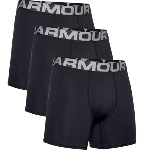 Boxer Ua Charged Cotton 6in 3 Pack 1363617-001