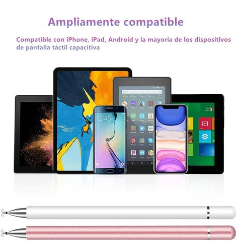 Lápiz Stylus Capacitivo 2 Pcs Compatible Con Tableta Móviles