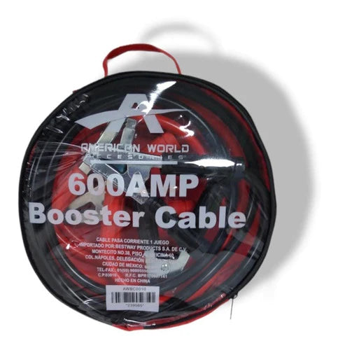 Juego De Cables Pasacorriente 600 Amp Alta Resistencia