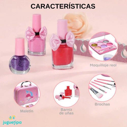 Kit De Maquillaje Completo Juguete No Tóxico Cosmeticos