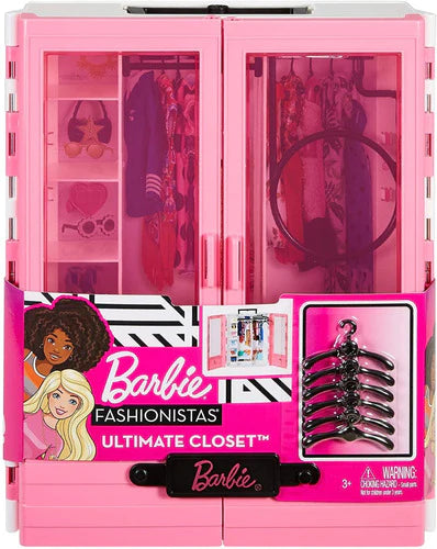 Barbie Fashionistas Ultimate Closet Armario Incluye Ganchos