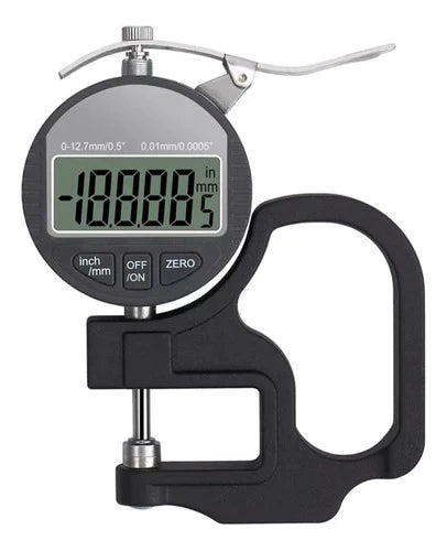 Medidor/calibrador De  Espesor Digital 12.7mm - 0.001mm