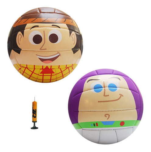 2 Balones Para Niños Toy Story Woody Y Buzz + Bomba Gratis!