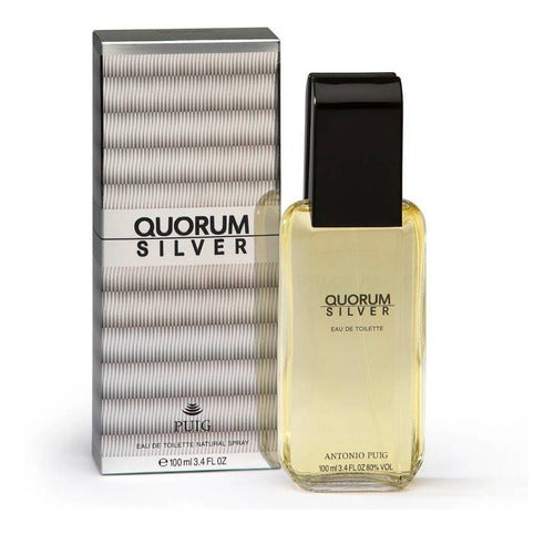 Perfume Quorum Silver Para Hombre De Antonio Puig Edt 100ml