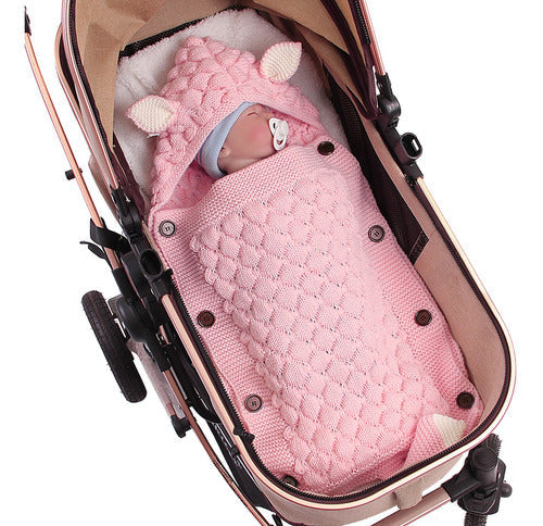 Saco De Dormir Para Bebé Recién Nacido, Color Rosa
